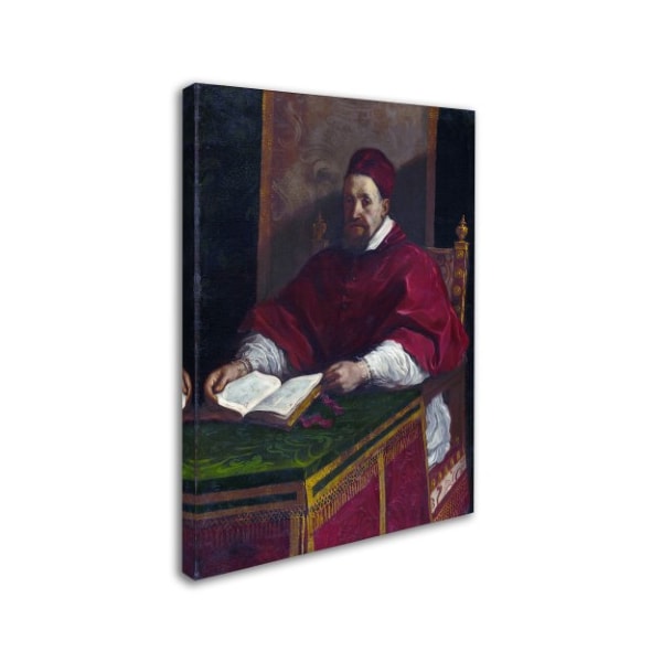 Guercino 'Pope Gregory Xv' Canvas Art,14x19